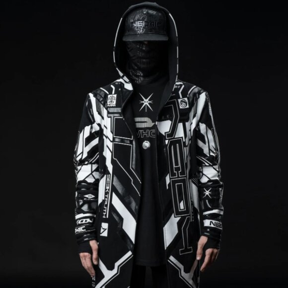 Neo4ic Other - ZYPHR CYBERPUNK MANTLE WHITE